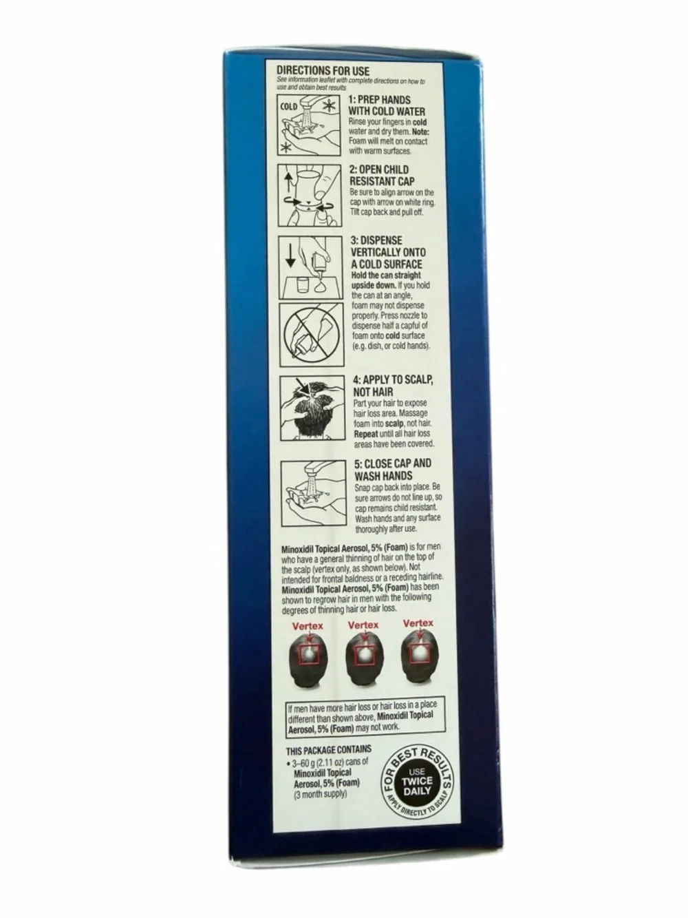 Amazon Basics New Unopened Hair Growth Treatment for Men